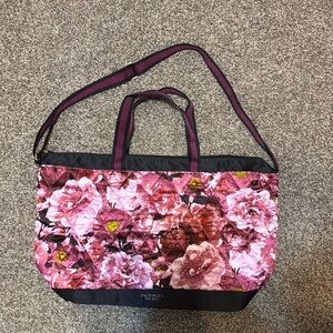Victoria's Secret Floral Pink and Black Women's Bag